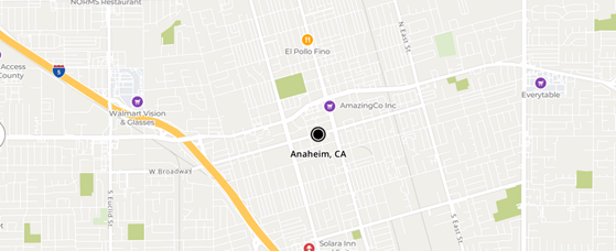 A map of a city