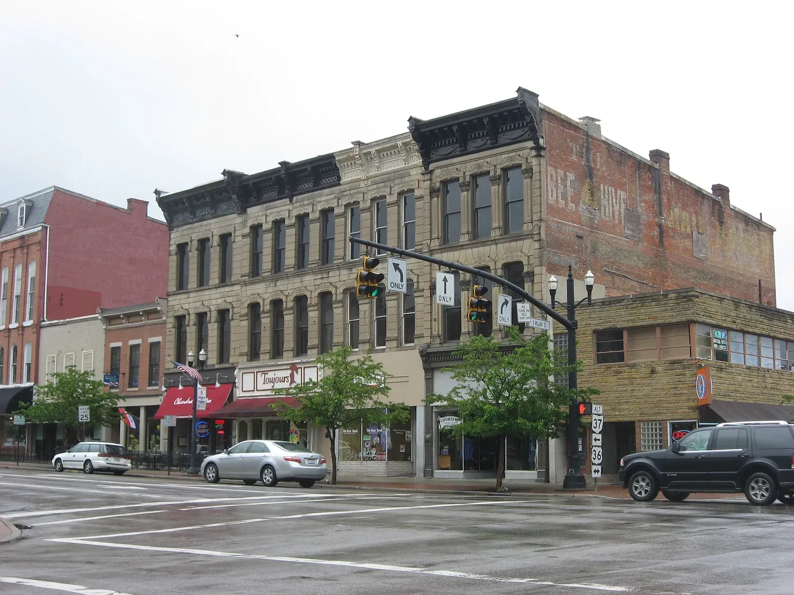 Sandusky Street in historic downtown Delaware, Ohio