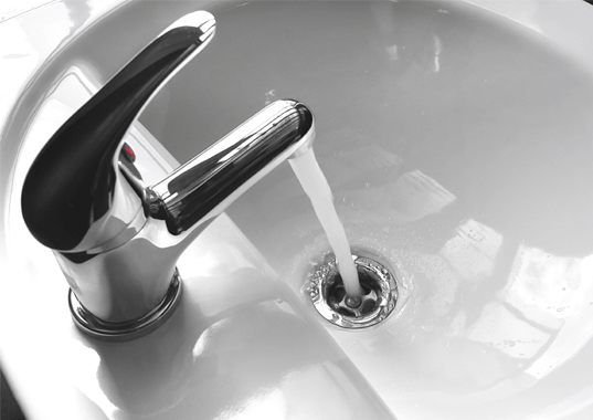 Sink Running water