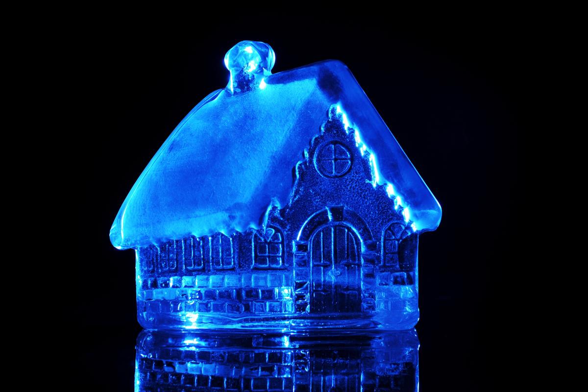 Frozen house