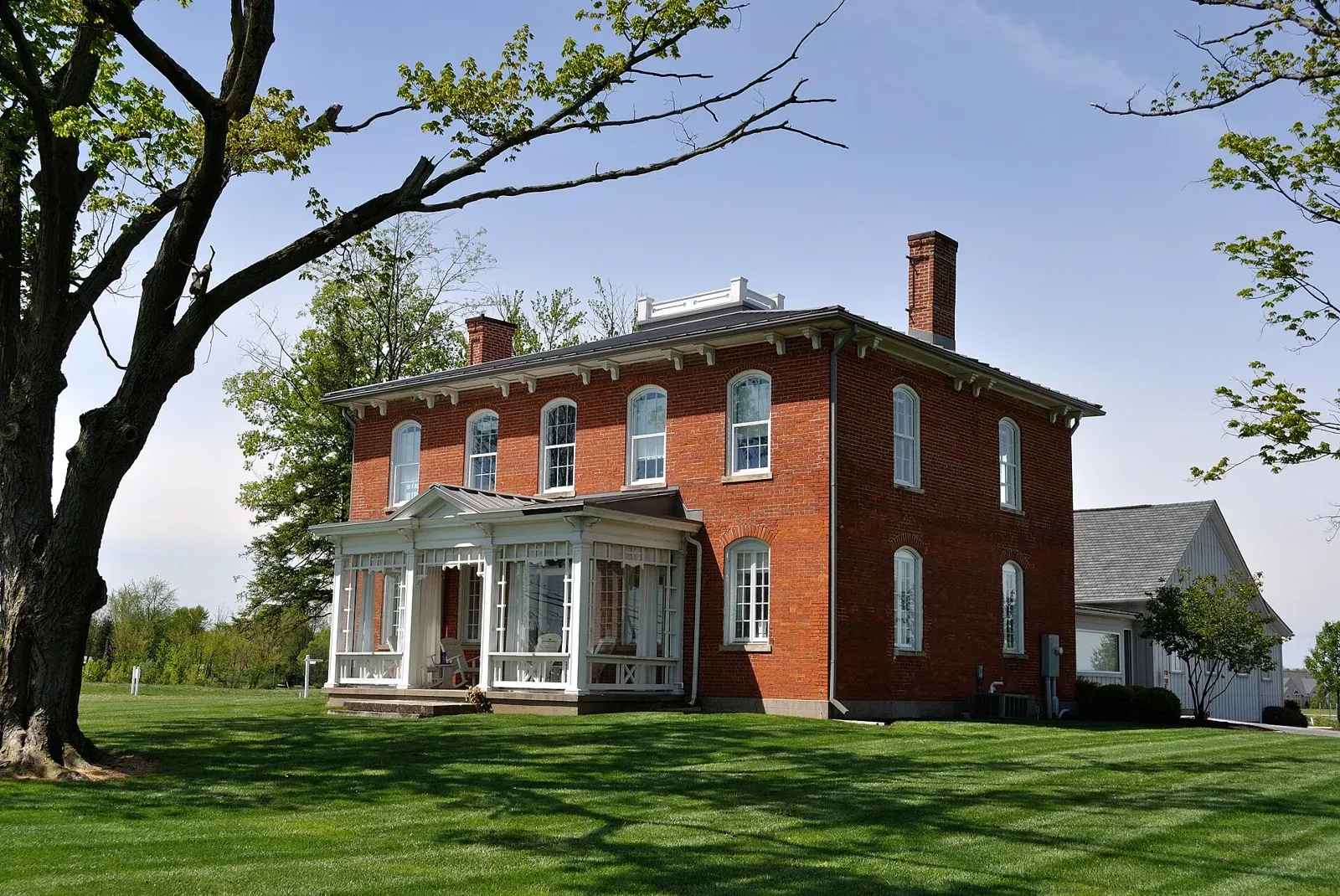 The historic Gooding House and Tavern in Orange Township, Ohio