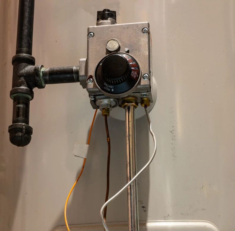 water heater temperature gauge